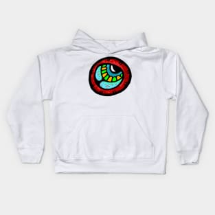 Eye Organism Doodle Kids Hoodie